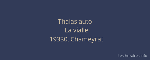 Thalas auto