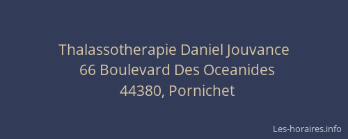 Thalassotherapie Daniel Jouvance