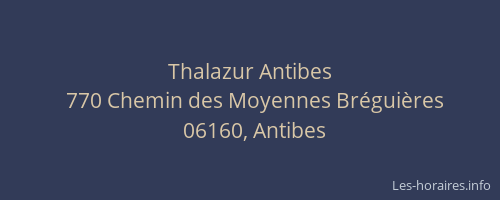 Thalazur Antibes