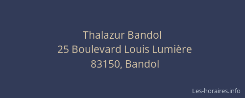 Thalazur Bandol
