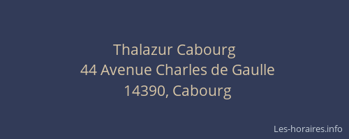 Thalazur Cabourg