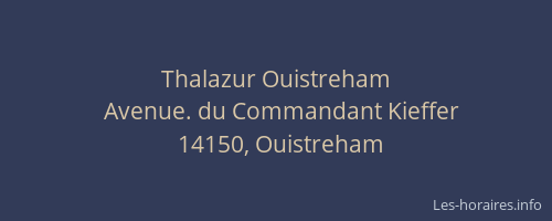 Thalazur Ouistreham