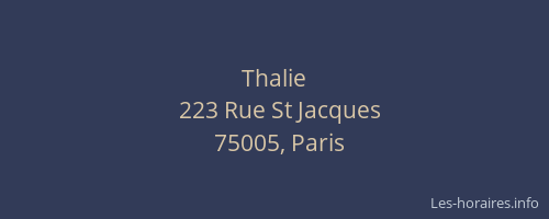 Thalie