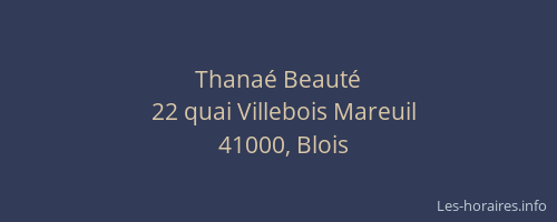 Thanaé Beauté