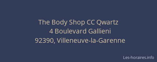 The Body Shop CC Qwartz
