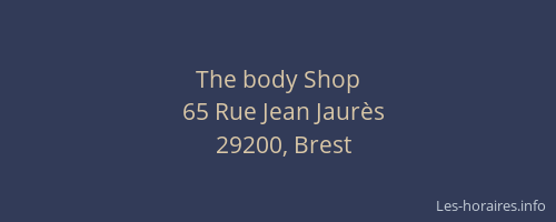 The body Shop