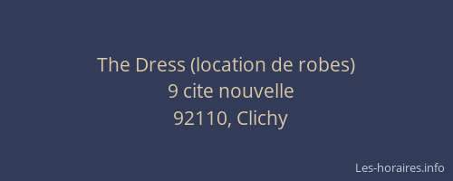 The Dress (location de robes)