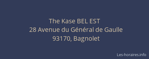 The Kase BEL EST