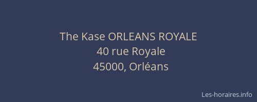 The Kase ORLEANS ROYALE