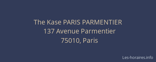 The Kase PARIS PARMENTIER