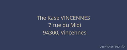 The Kase VINCENNES