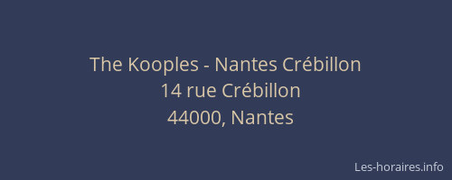The Kooples - Nantes Crébillon