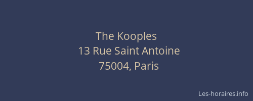 The Kooples