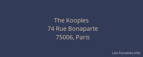 The Kooples