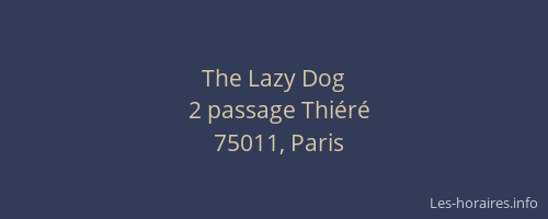 The Lazy Dog