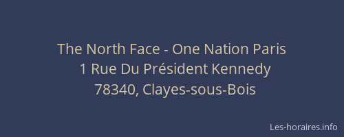 The North Face - One Nation Paris