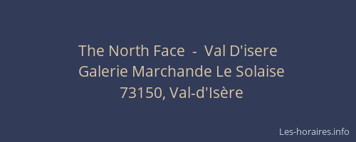 The North Face  -  Val D'isere