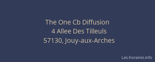 The One Cb Diffusion