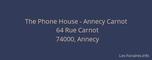 The Phone House - Annecy Carnot