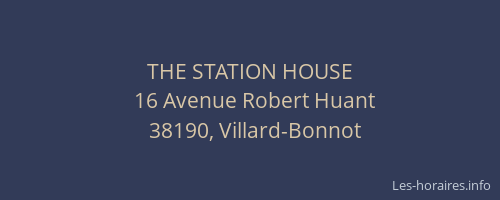 THE STATION HOUSE