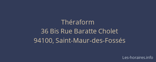 Th&eacute;raform