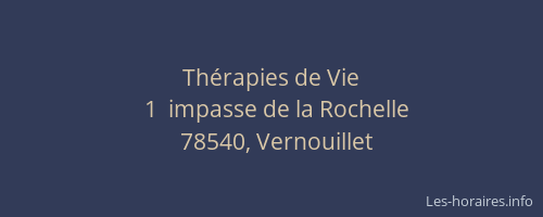 Th&eacute;rapies de Vie