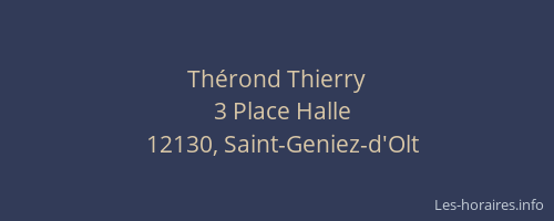 Th&eacute;rond Thierry