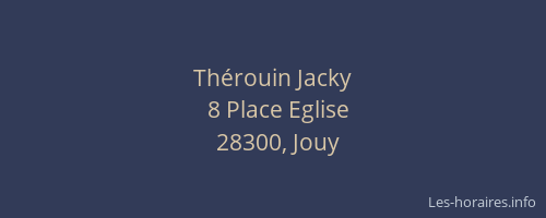 Th&eacute;rouin Jacky