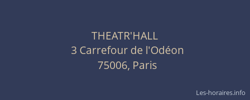THEATR'HALL