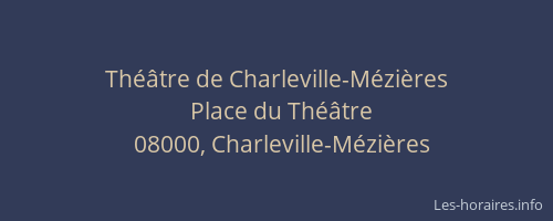 Théâtre de Charleville-Mézières