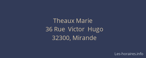 Theaux Marie