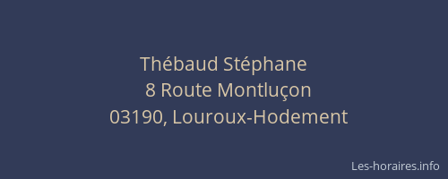 Thébaud Stéphane