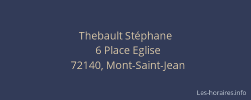 Thebault St&eacute;phane