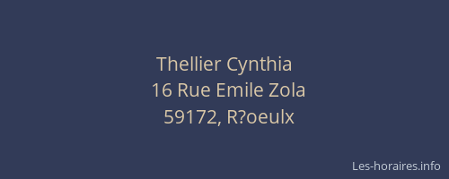 Thellier Cynthia