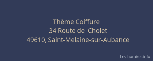 Thème Coiffure