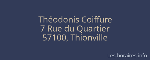 Théodonis Coiffure