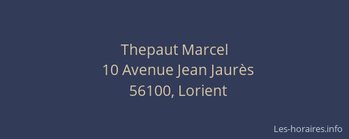 Thepaut Marcel