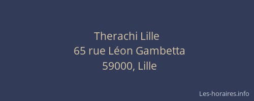 Therachi Lille