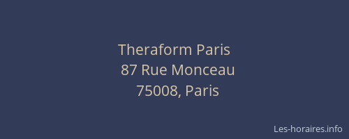 Theraform Paris