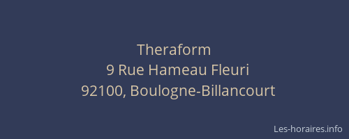 Theraform