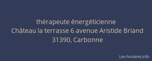 thérapeute énergéticienne
