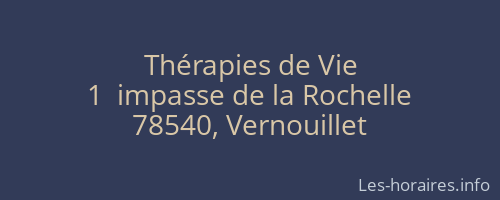 Thérapies de Vie