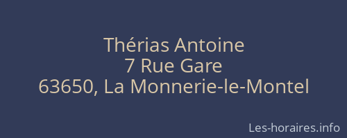 Thérias Antoine