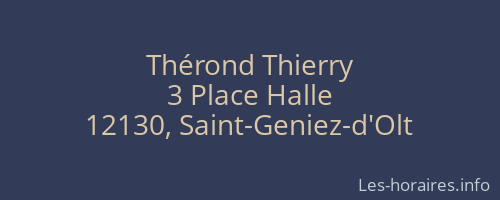 Thérond Thierry