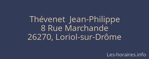 Thévenet  Jean-Philippe