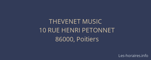 THEVENET MUSIC