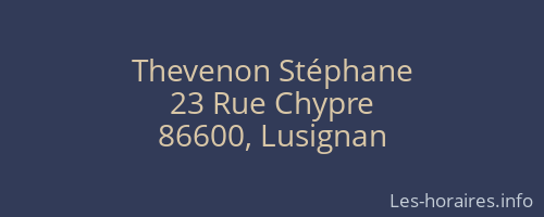 Thevenon Stéphane