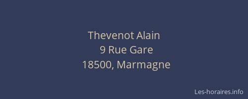 Thevenot Alain