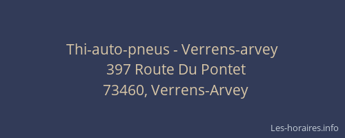 Thi-auto-pneus - Verrens-arvey
