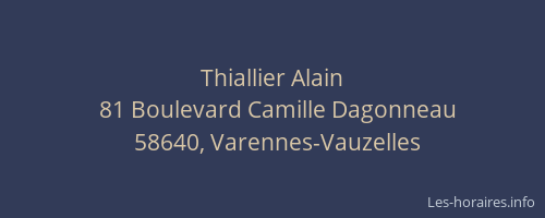 Thiallier Alain